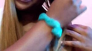 Naejae gets turned on listening to models film solo orgasm.