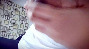 Horny Latina With Big Natural Tits And Puffy Nipples Plays Seductively In Bedroom Solo Masturbation