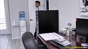 new boss is nymhp milf sex machine my first day office awesome
