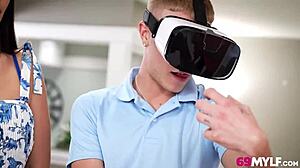 vr swap or real swap, which one tempts you more with that milf mother in law reality sex