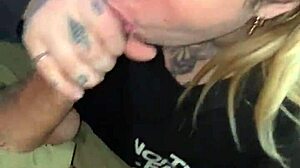 My friend came over, and I gave him a deepthroat blowjob until cumshot.