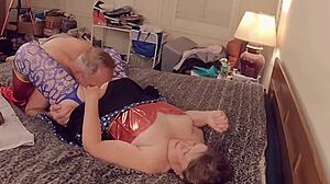 Granny Usa My Patriotic Stick for Lick Orgasms with Mature Bbw Muff Diving and Cunilingus in Amateur Fat Pussy Play