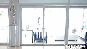 Tiny Teen 18+ Gives Sloppy Blowjob In Rough Hardcore POV Sucking And Fucking With Small Tits