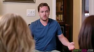 Lola Fae Rachel Rivers Dominate Immature Stepbrother In Wild 3some