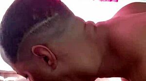 How deep can seusubpink worship that big black cock in throat action?