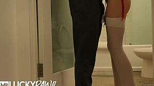 Petite Busty Redhead Octavia Red Stays Horny For Cowgirl Riding And Titty Fuck In Casting Interview