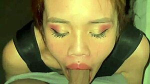 Slutty Horny Prostitute Gets Sucked And Fucked In Asian Ass Outdoor On Building Top With Deepthroat And Doggystyle