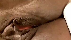 this ebony babe does outdoor public COCK TEASE with fingering and toys