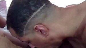 How deep can seusubpink worship that big black cock in throat action?