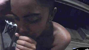 Petite Asian Girlfriend Sucks Thai Friend's Dick On Outdoor Balcony Until He Cums