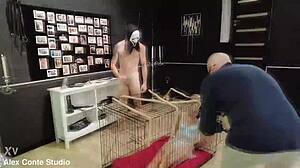 Alex contes production reveals first backstage with veronica leal in garage thong scenes