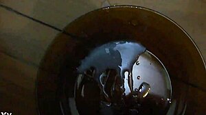 Intense blowbang session turns into wild gangbang with multiple bukkake facials and group banging action.