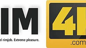 Girl sees man jerking off to vr porn and gives rimjob instead!