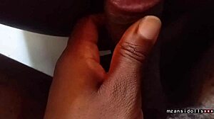 I feel intense passion watching 18 year old ebony babe get fucked with big pussy lips