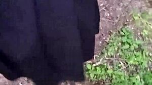 impregnablelexa takes wolfdaddy901s dick bareback for creampie in public park 😈🌳