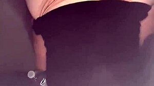 pretty hooker casually blows a guy in his car at night, making him cum in her mouth before spitting it out on his dick and sucking it back off.