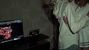 i fucked my friend's busty girlfriend hard at the party and made her squirt everywhere