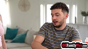 Redhead Teen 18+ Madi Collins and Hot Latina Angel Gostosa Fucked by Perverted Big Cock Stepbrother