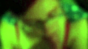 Busty wife delivers intense blowjob with big tits bouncing.