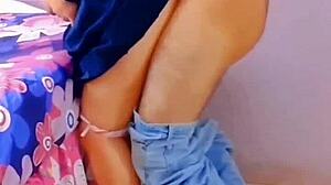 Mexican schoolgirl takes it from pussy to mouth in homemade outdoor creampie sex