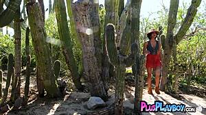 sexy asian milf viviane leigh poses naked with clothes ripped to expose perfect big tits