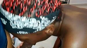 BBC Getting Sloppy Head From His Best Friend's Submissive Slut Girlfriend In A Seductive Oral Session