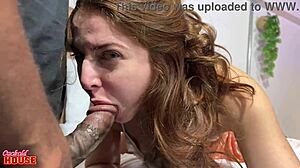 ruiva infiel trai namorado corno com homens pau grande em anal interracial caseiro