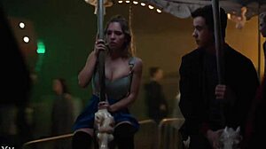 sydney sweeney, the sexy australian blonde with big tits, reaches an intense orgasm in that euphoria scene