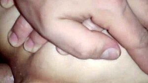 In a casting interview the 35 year old amateur girl keeps butt plug in during pov anal toy play