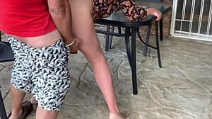 STEPSON, FUCK ME HARD OUTDOORS!!