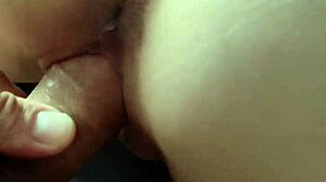 In a casting interview the 35 year old amateur girl keeps butt plug in during pov anal toy play