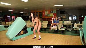 Hot teen 18+ and milf enjoyed bowling together, then explored freeuse pleasures at cncmilf.
