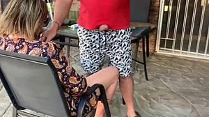 STEPSON, FUCK ME HARD OUTDOORS!!