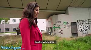 Polish Milf Boss Caught Giving Sloppy Blowjob to Big Dick in Public POV Outdoors