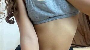 i feel so turned on by this incredible petite teen with her horny wet pussy masturbating solo