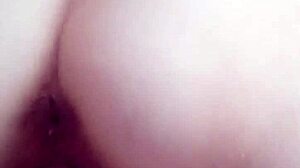 In a casting interview the 35 year old amateur girl keeps butt plug in during pov anal toy play