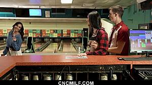 Hot teen 18+ and milf enjoyed bowling together, then explored freeuse pleasures at cncmilf.