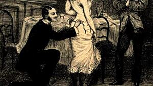 Hey, check out this cool vintage erotic art piece with retro vibes.