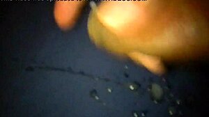 Horny milf masturbates asshole and clit with fingers until cum shoots out in close up