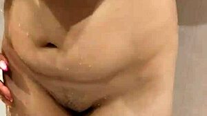 hey my step sister lets me watch her shower with those big tits and wet body it's a total voyeur fantasy