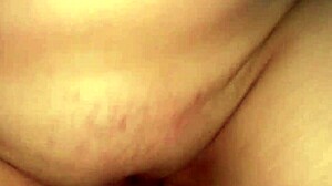 My stepdad gets aroused when my towel drops and fucks my tight fat pussy