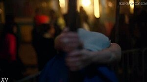 sydney sweeney, the sexy australian blonde with big tits, reaches an intense orgasm in that euphoria scene