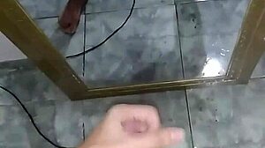 Watch this tattooed young white guy jerking off hard!