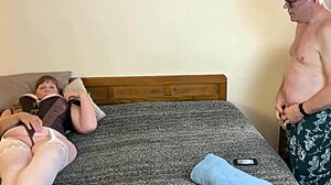 Granny Wonder Woman face fucking and deepthroat as wondrous cocksucking goddess in costume