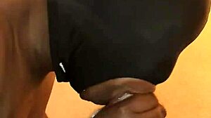 Ebony Deepthroat on Big Black Cock