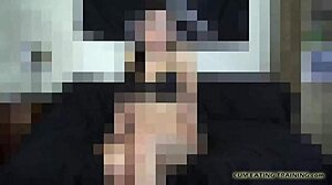 Eat your cum right in front of us cei