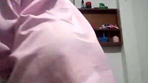 Why does this black Colombian wife dance for her lover to fill her with cum on the marital bed?