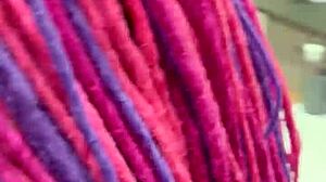 Huge squirt covers bedroom after cumshot on tight teen pussy lips and big clit in shower.