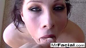 Gag her gently and she will smile