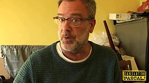 I feel so thrilled as black british babe chokes on cock and swallows cum in rough deepthroat session